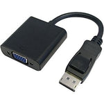 4XEM 4XDPMVGAFA10 1' DisplayPort/VGA Audio/Video Cable, Black