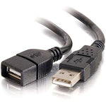 C2G 3m USB 2.0 A Male to A Female Extension Cable for Laptops and Mobile Devices - Black (9.8ft)