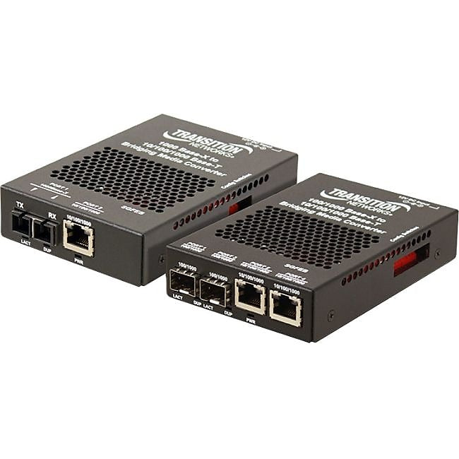 Transition Networks® SGFEB1040-130 1 Port RJ45 to SFP Stand Alone Fast Ethernet Media/Rate Converter