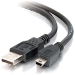 C2G 6.6' USB 2.0 A to Mini-B Cable, Black (27005)
