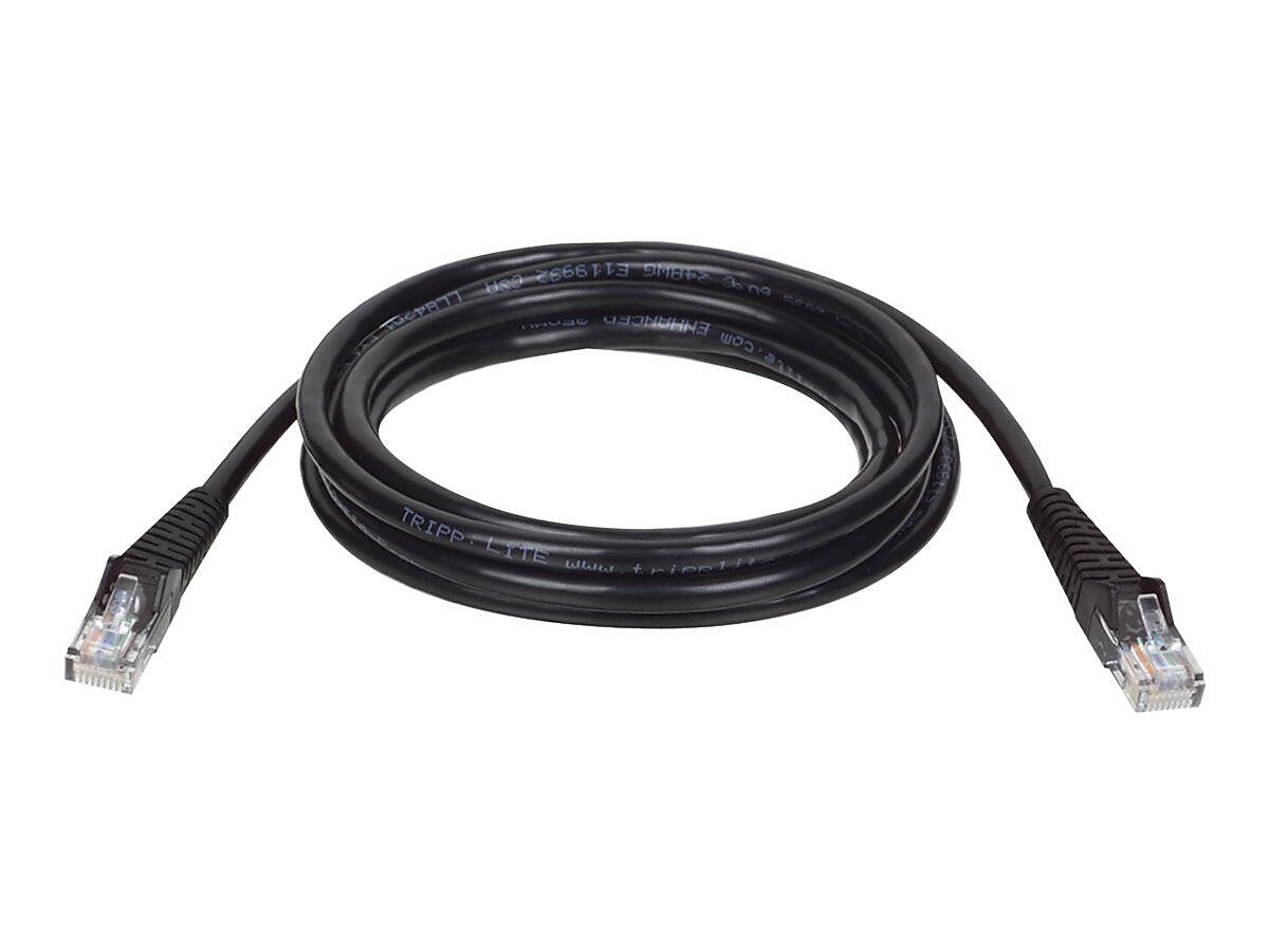 Tripp Lite patch cable, 7 ft, black