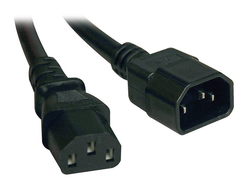 Tripp Lite Standard Computer Power Extension Cord 10A 18AWG C14 to C13, power cable, 6 ft