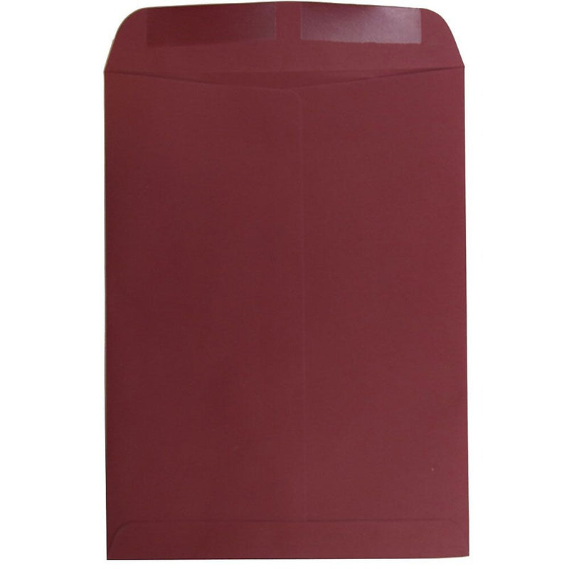 JAM Paper 9" x 12" Open End Catalog Envelopes, Dark Red, 10/Pack (31287532B)