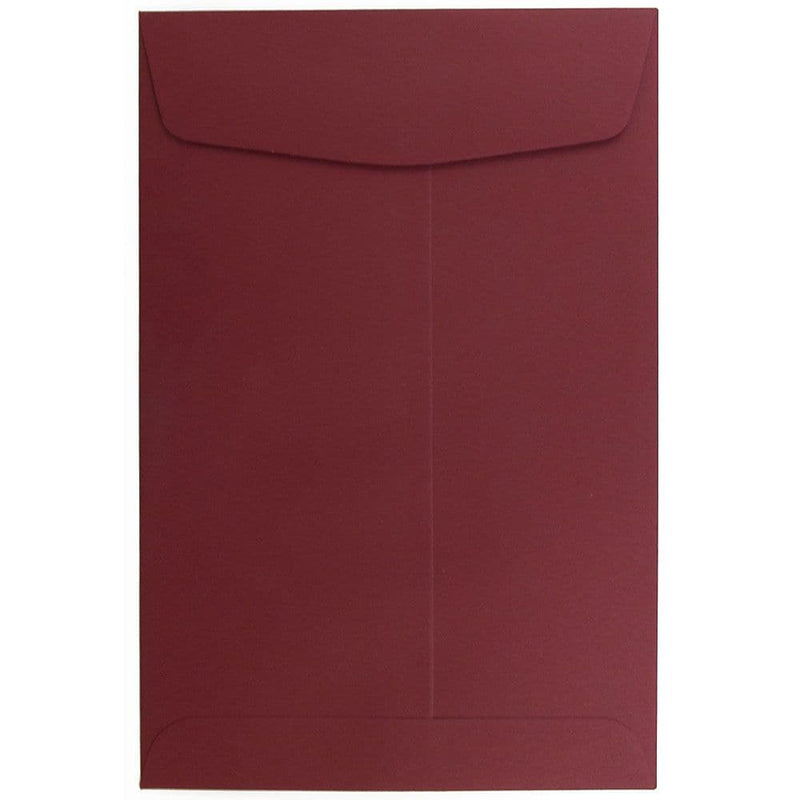 JAM Paper 6" x 9" Open End Catalog Envelopes, Dark Red, 10/Pack (31287522B)