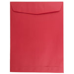 JAM Paper 9" x 12" Open End Catalog Colored Envelopes, Red Recycled, 10/Pack (80329B)