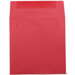 JAM Paper 7.5 x 7.5 Square Colored Invitation Envelopes, Red Recycled, 50/Pack (2792291I)