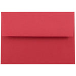 JAM Paper 4Bar A1 Colored Invitation Envelopes, 3.625 x 5.125, Red Recycled, 25/Pack (900927182)