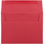 JAM Paper A7 Colored Invitation Envelopes, 5.25 x 7.25, Red Recycled, Bulk 1000/Carton (15945B)