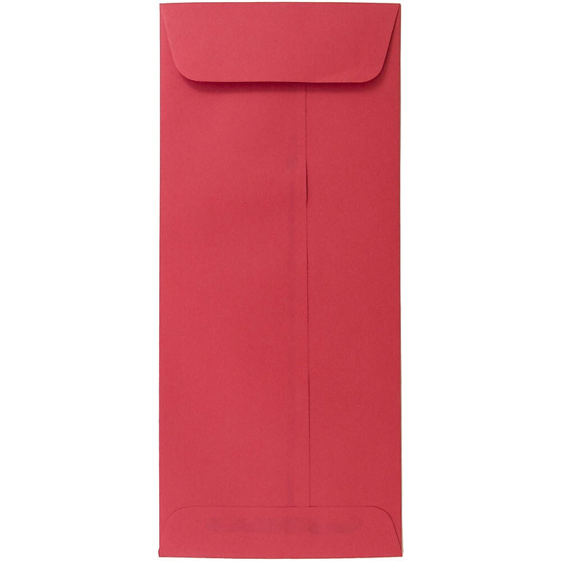 JAM Paper #10 Policy Business Colored Envelopes, 4 1/8" x 9 1/2", Red Recycled, 25/Pack (25048)