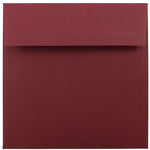 JAM Paper 6 x 6 Square Invitation Envelopes, Dark Red, 25/Pack (31511296)