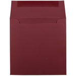 JAM Paper 6 x 6 Square Invitation Envelopes, Dark Red, 25/Pack (31511296)