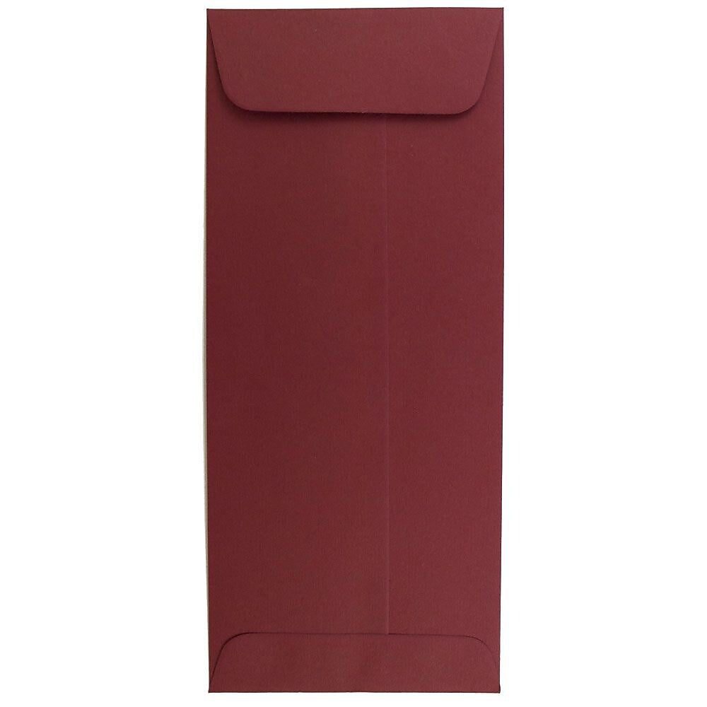 JAM Paper #10 Policy Business Envelopes, 4.125 x 9.5, Dark Red, 25/Pack (31511300)