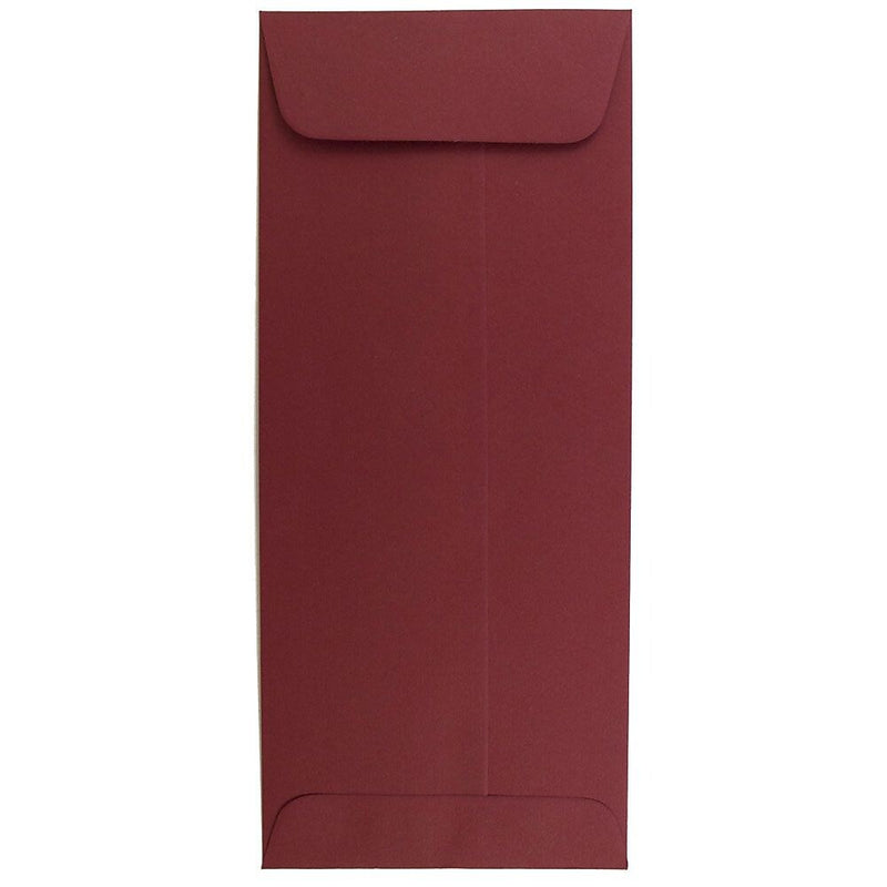 JAM Paper #10 Policy Business Envelopes, 4.125 x 9.5, Dark Red, 25/Pack (31511300)