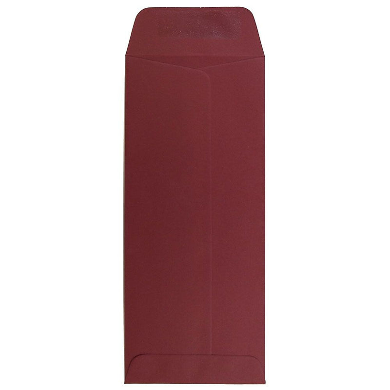 JAM Paper #10 Policy Business Envelopes, 4.125 x 9.5, Dark Red, 25/Pack (31511300)