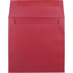 JAM Paper 6.5 x 6.5 Square Metallic Invitation Envelopes, Stardream Jupiter Red, 25/Pack (SD853520)