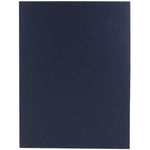 JAM Paper 2-Pocket Textured Linen Business Folders, Navy Blue, 25/Pack (386LNAA)