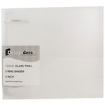 JAM Paper Designders 3" 3-Ring Flexible Poly Binders, Clear (821T3CL)