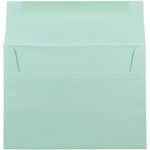 JAM Paper A7 Invitation Envelopes, 5.25 x 7.25, Aqua Blue, 25/Pack (1523985)