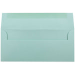 JAM Paper #10 Business Envelope, 4 1/8" x 9 1/2", Aqua Blue, 25/Pack (1523976)