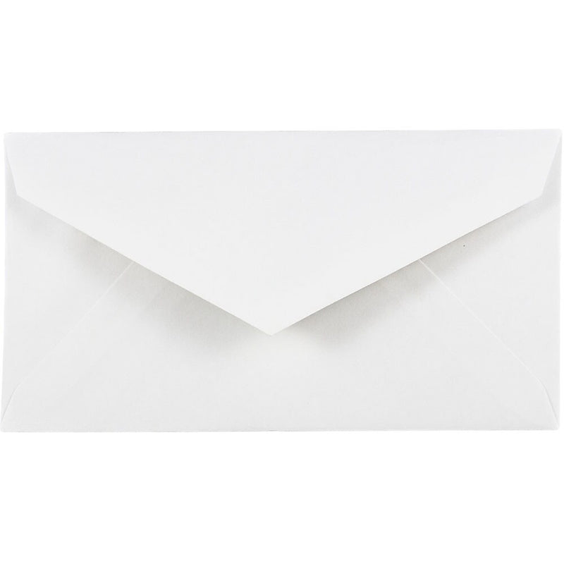 JAM Paper Monarch Security Tinted Business Envelope, 3 7/8" x 7 1/2", White, 1000/Carton (04093007B)