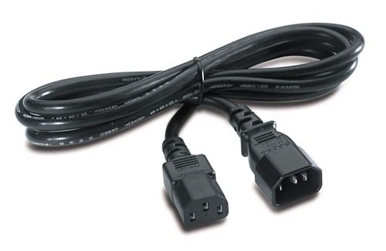 APC® Power Cord, 8.2', IEC-320 C14 to IEC-320 C13, Black