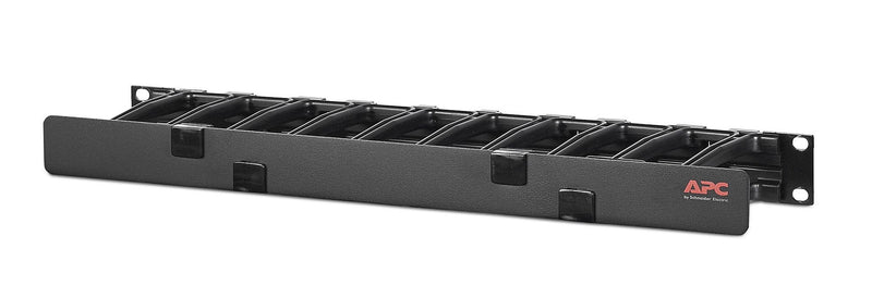 APC® Plastic Horizontal Cable Manager, 19", Black (AR8602A)
