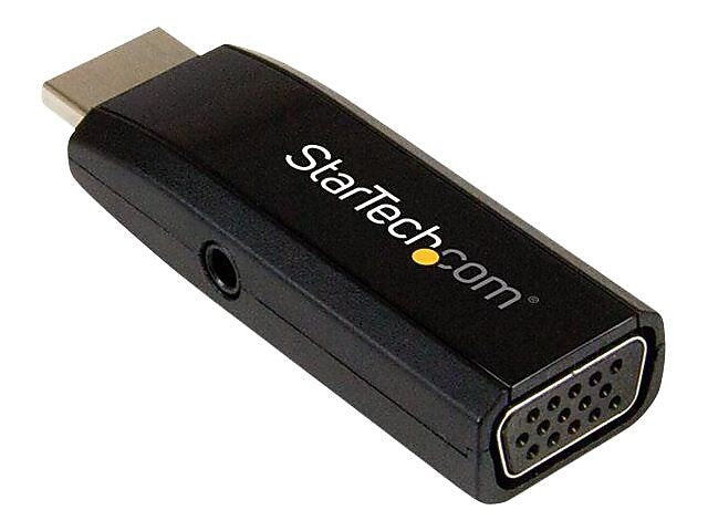 StarTech HDMI to VGA Compact Adapter, Black