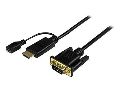 StarTech 3' HDMI to VGA active converter cable