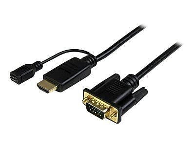 StarTech 6' HDMI to VGA Active Converter Cable (HD2VGAMM6)