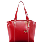 McKlein AliciaGenuine Leather Tote Bag, Red (97516)