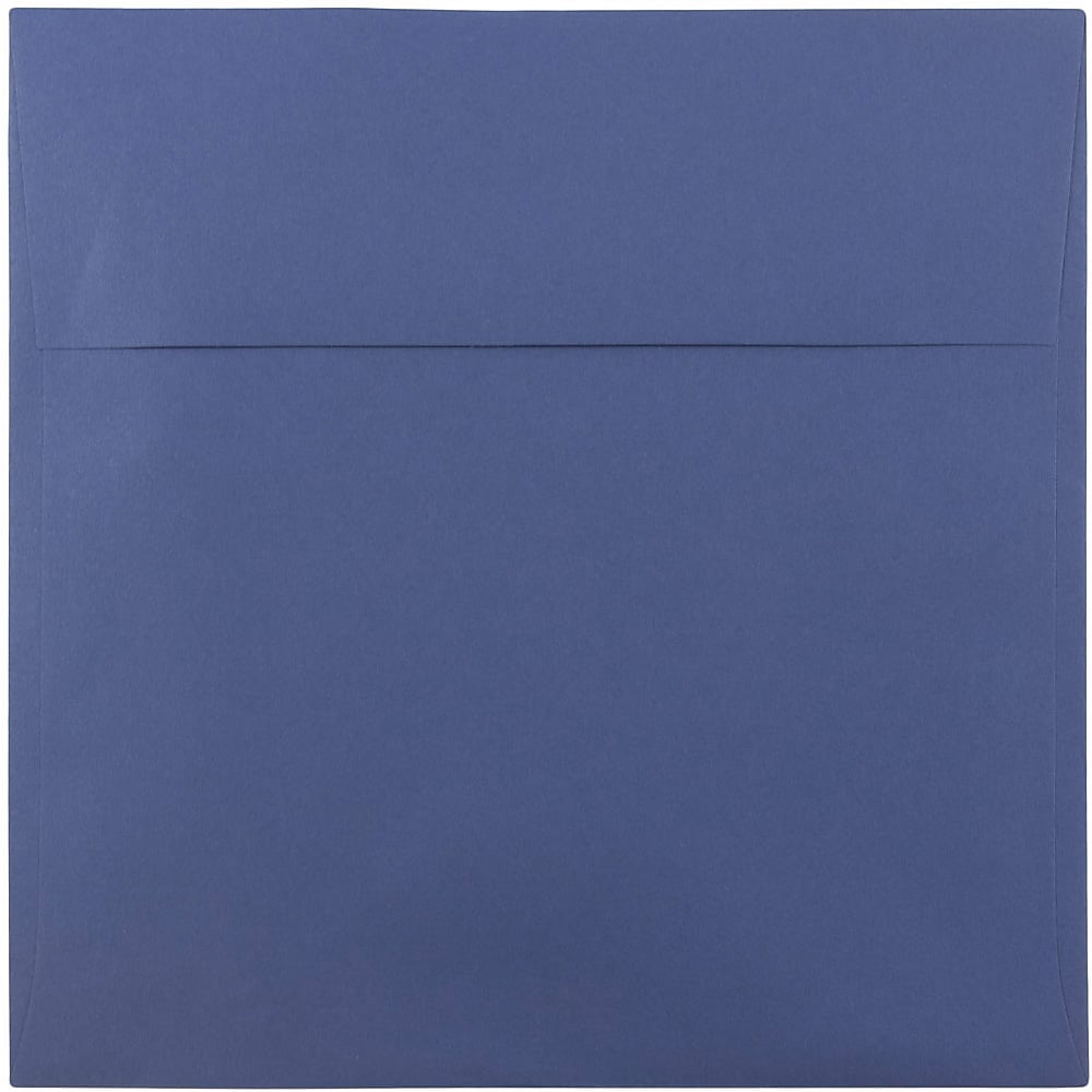 JAM Paper 8.5 x 8.5 Square Invitation Envelopes, Presidential Blue, 25/Pack (563916919)