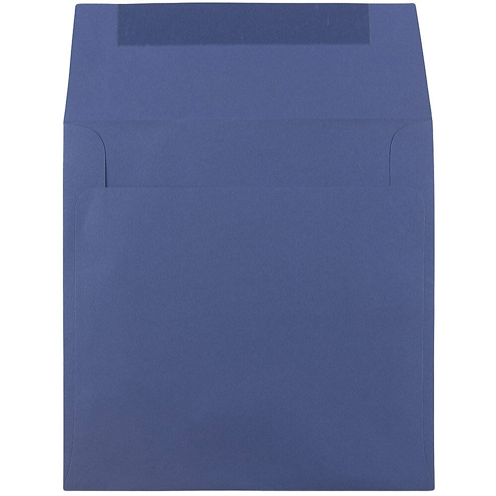 JAM Paper 8.5 x 8.5 Square Invitation Envelopes, Presidential Blue, Bulk 1000/Carton (563916919B)