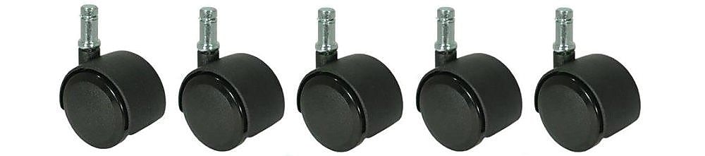 OfficeSource CoolMesh Series, Optional Soft Dual Wheel Casters