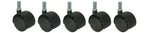 OfficeSource CoolMesh Series, Optional Soft Dual Wheel Casters