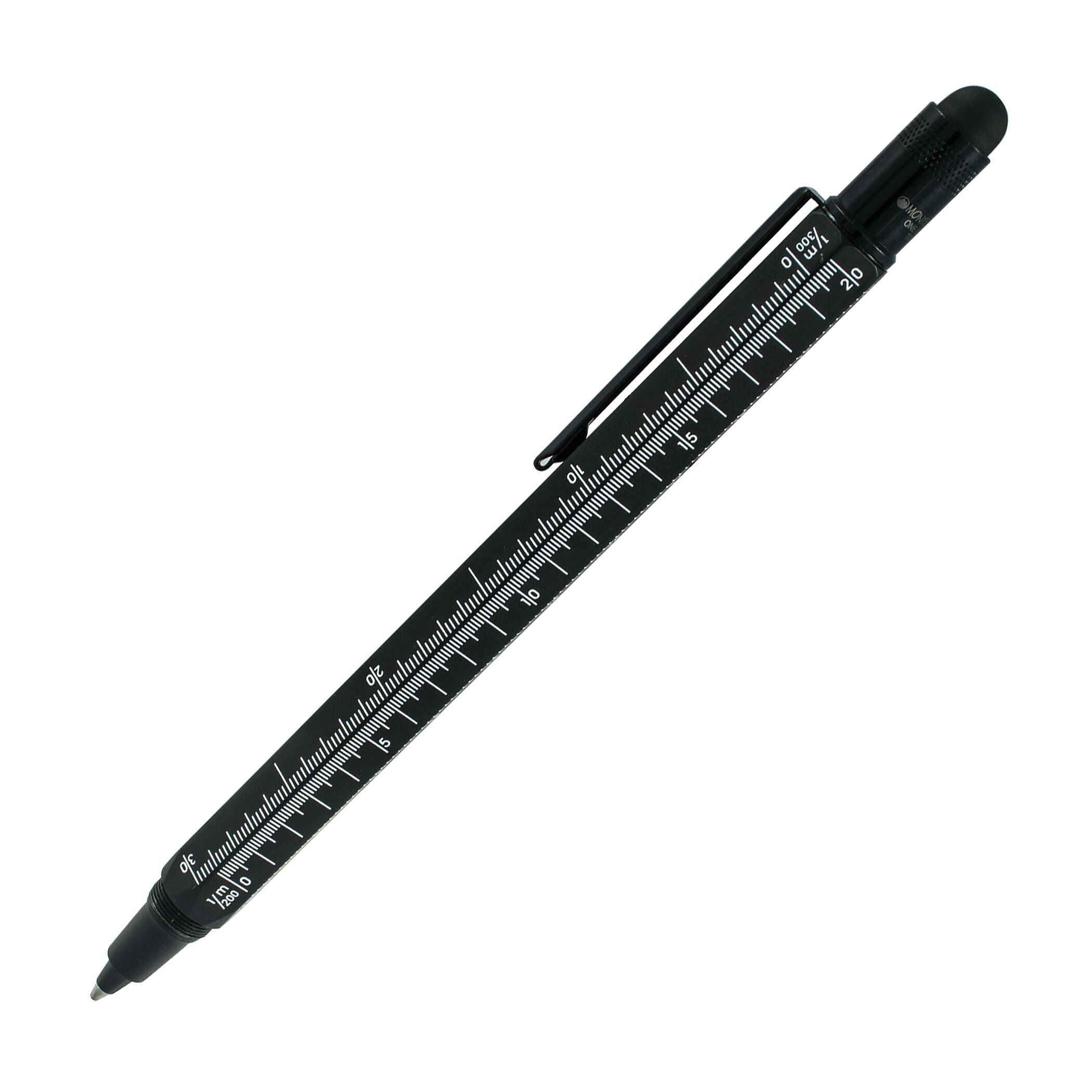 Monteverde One Touch Tool Inkball Pen with Stylus, Black (MV35220)