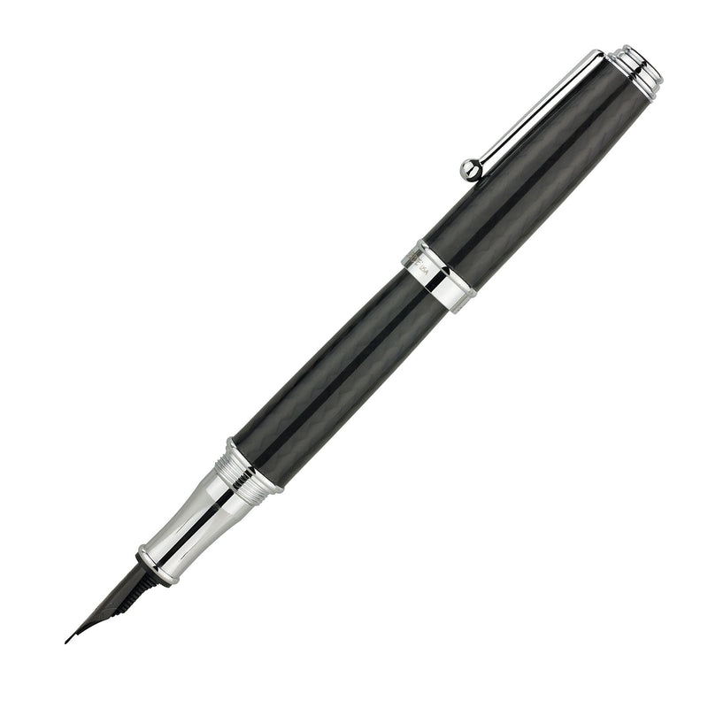 Monteverde Invincia Deluxe Chrome Fountain Pen, Medium Nib, (MV41291-M)