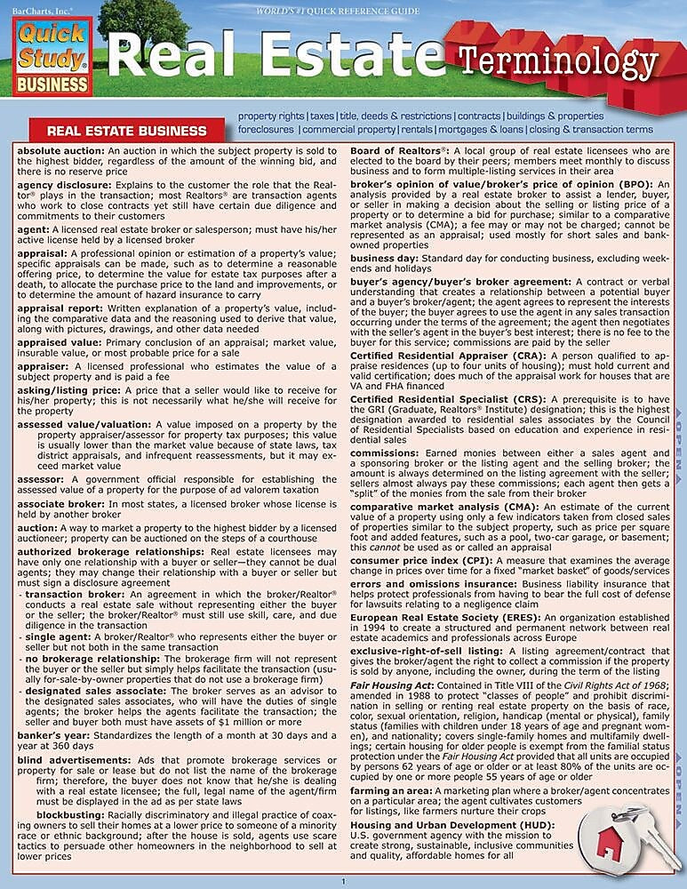 BarCharts, Inc. QuickStudy® Business & Investment Terminology Reference Set (9781423231431)