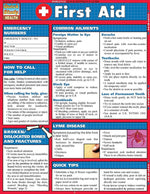 QuickStudy Laminated First Aid & CPR Reference Set , 8.5" x 11" (9781423227595)
