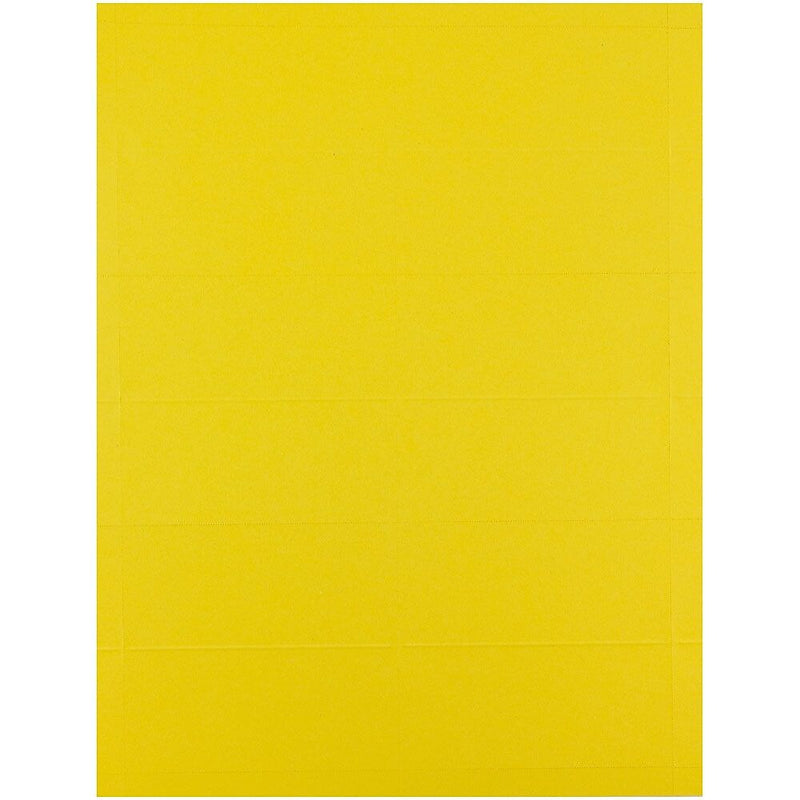 JAM Paper® Printable Place Cards, 3 3/4 x 1 3/4, Yellow Placecards, 12/Pack (225928558)