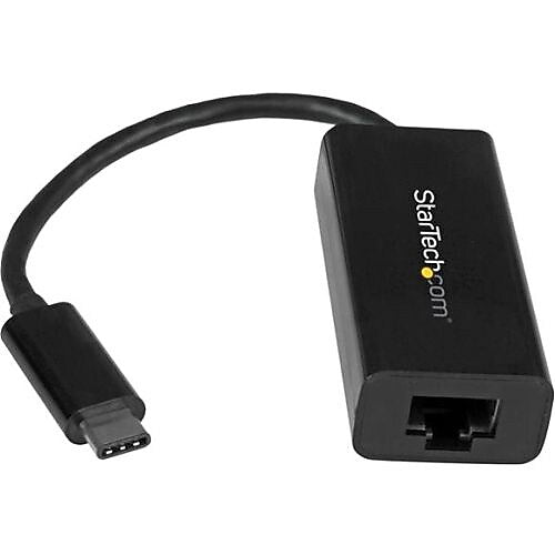 StarTech® US1GC30 Black 5 Gbps USB-C to Gigabit Network Adapter for Computer/Notebook