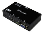 StarTech HDMI/VGA to HDMI Converter Switch for Computer, Black (VS221VGA2HD)