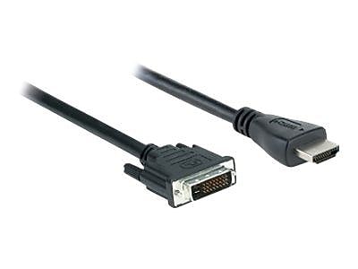 V7 V7E2HDMIDVID-02M-2N 6.56' HDMI/DVI-D Video Cable, Black
