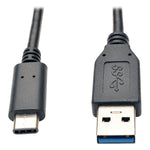 Tripp Lite USB 3.1 Gen 1 5Gbps Cable, USB Type-C (USB-C) to USB Type-A (M/M), 3 ft.