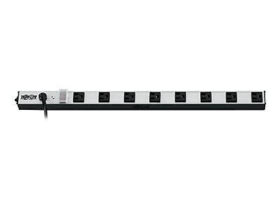 Tripp Lite 8-Outlet Vertical Power Strip, NEMA 5-15P, 10' (PS240810)
