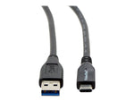 VisionTek® 900826 10 Gbps USB-A to USB-C Male to Male Data Transfer Cable, 1 m