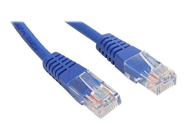 StarTech 100' Cat 5e Ethernet Patch Cable, 24 AWG, Blue (M45PATCH100B)