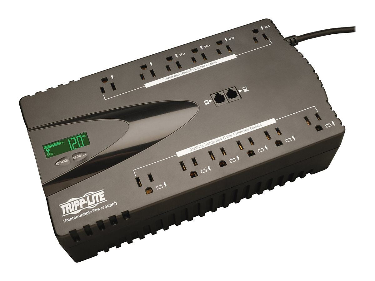 Tripp Lite ECO Series 850VA 425W Energy-Saving Standby Desktop/Wall UPS (ECO850LCD)