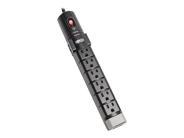 Tripp Lite 8 Outlet Surge Protector, 6' Cord, 2160 Joules (TLP806TEL)