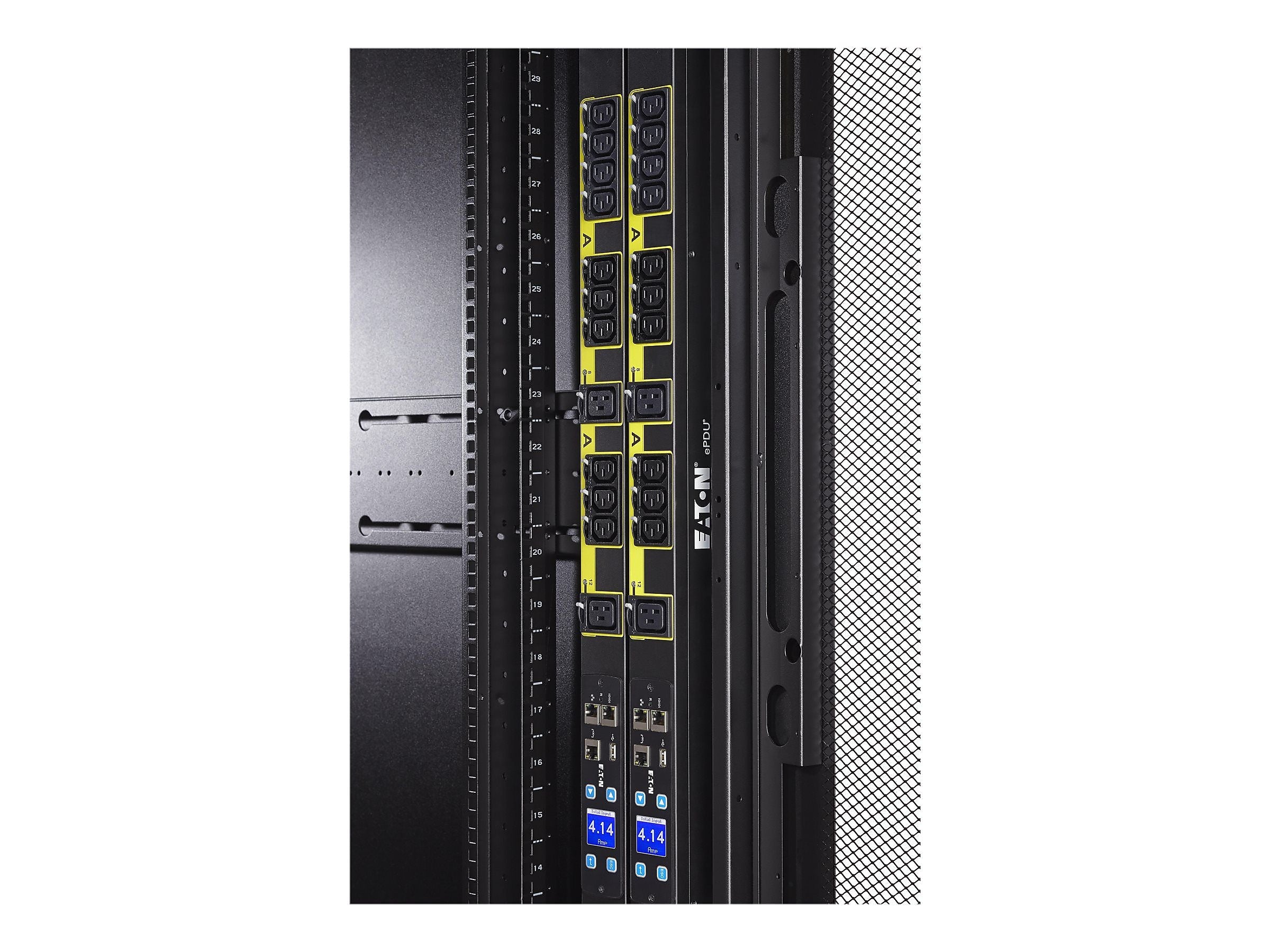 Eaton Single-Phase Managed Rack Power Distribution Unit, 24-Outlet, Black (EMA107-10)
