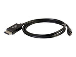 C2G 54301 6' Mini DisplayPort to DisplayPort Male/Male Adapter Cable, Black